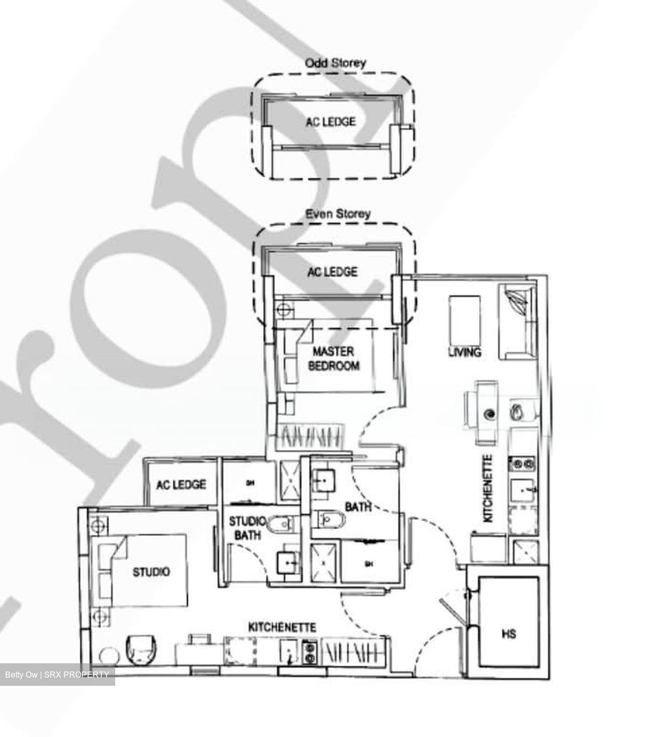 The Hillford (D21), Apartment #566625411